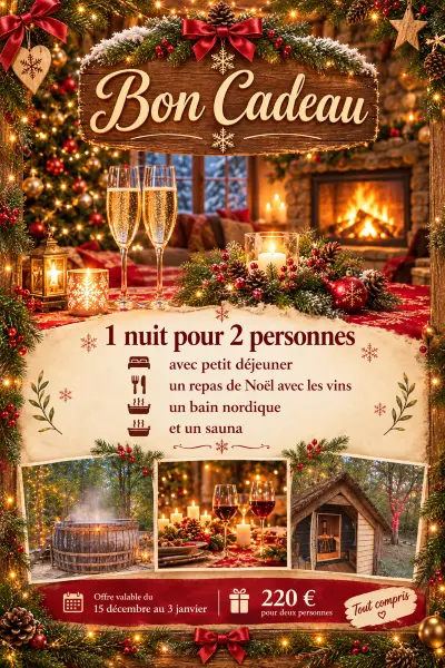 bon cadeau séjour noel